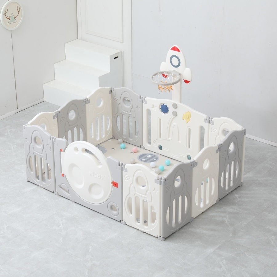 Фото Манеж Unix Kids Supreme Space 160x160 см - Grey