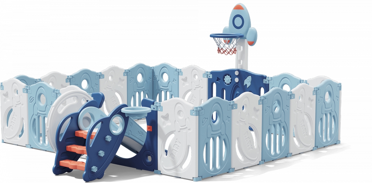 Фото Манеж Unix Kids Supreme Space 200x240 см - Blue