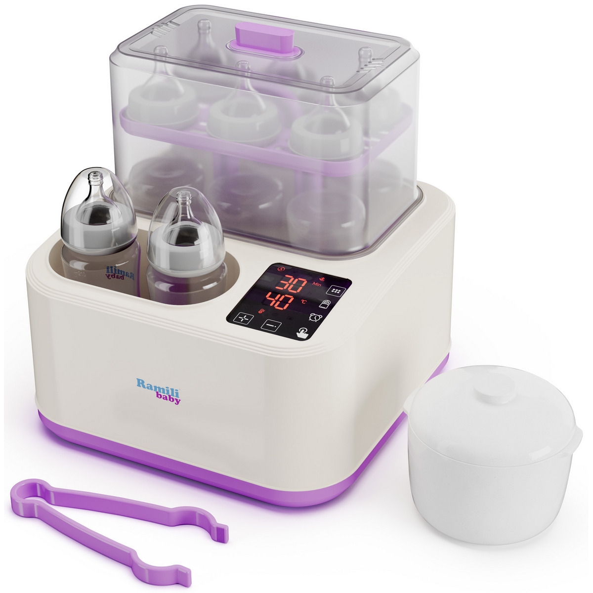 Фото Стерилизатор-подогреватель и пароварка Ramili Baby BSS300 8 в 1