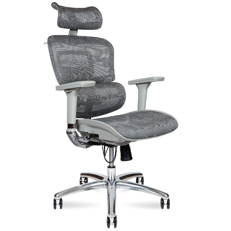 Фото Кресло офисное Norden Kron aluminium grey - серое