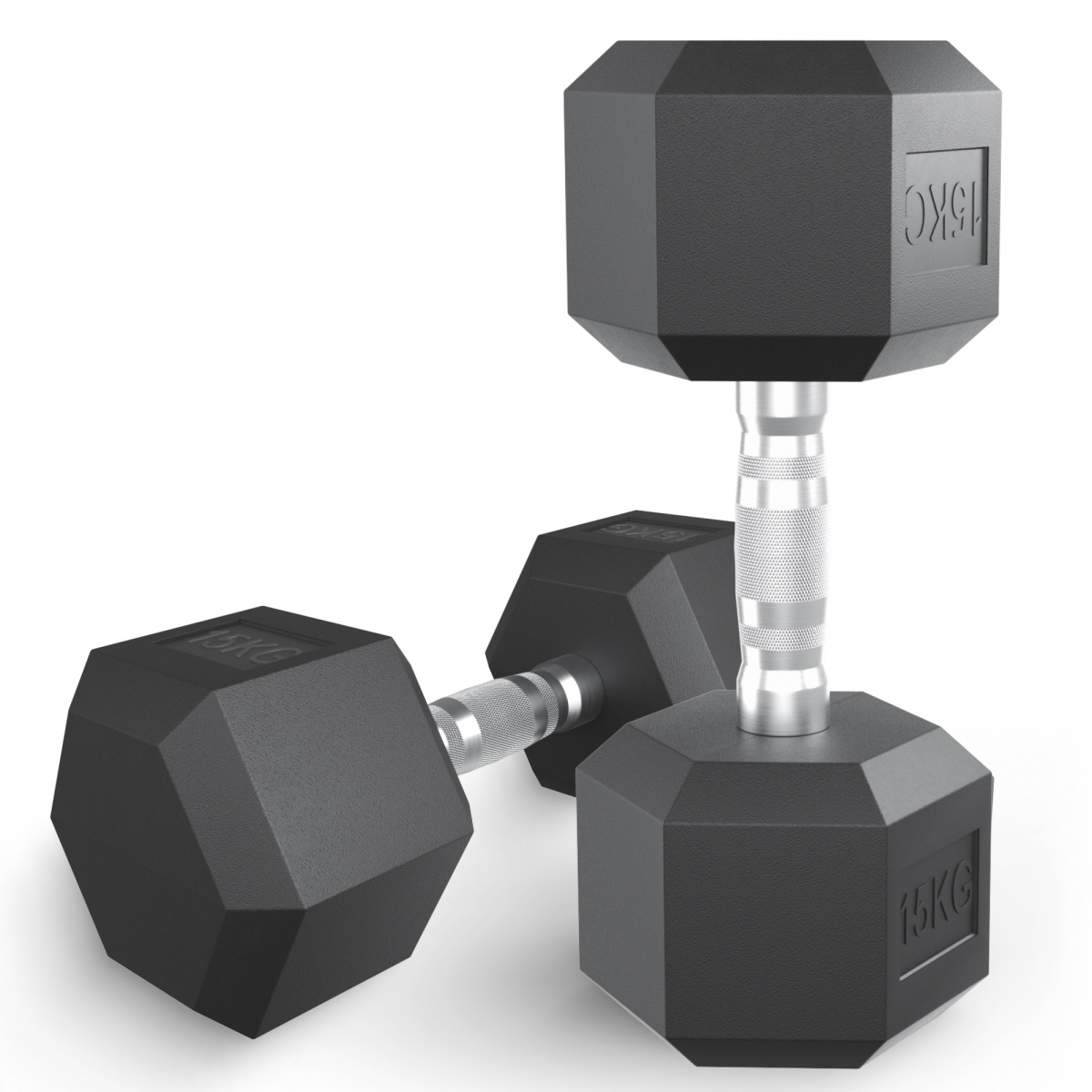 Фото Гантель гексагональная Unix Fit обрезиненная 15 кг