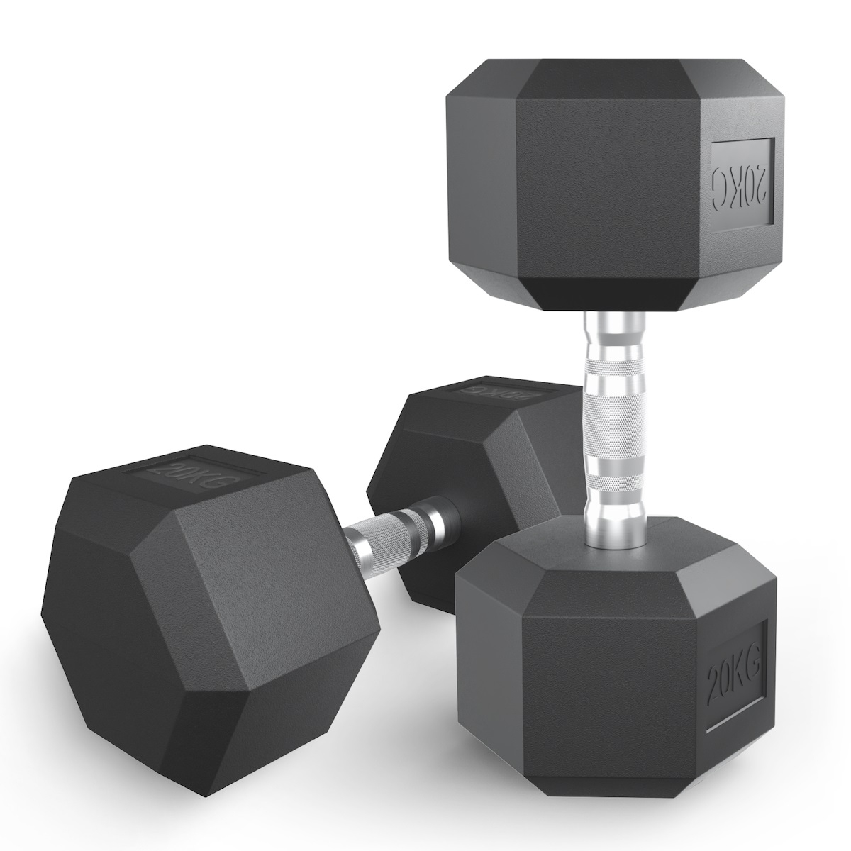Фото Гантель гексагональная Unix Fit обрезиненная 20 кг