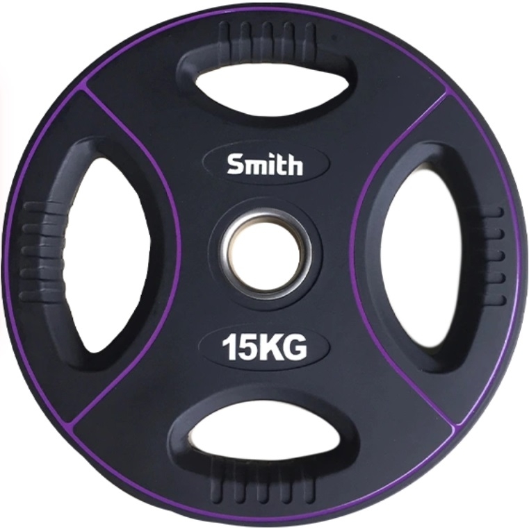 Фото Диск для штанги Smith PUWP12-15 полиуретановый 15 кг