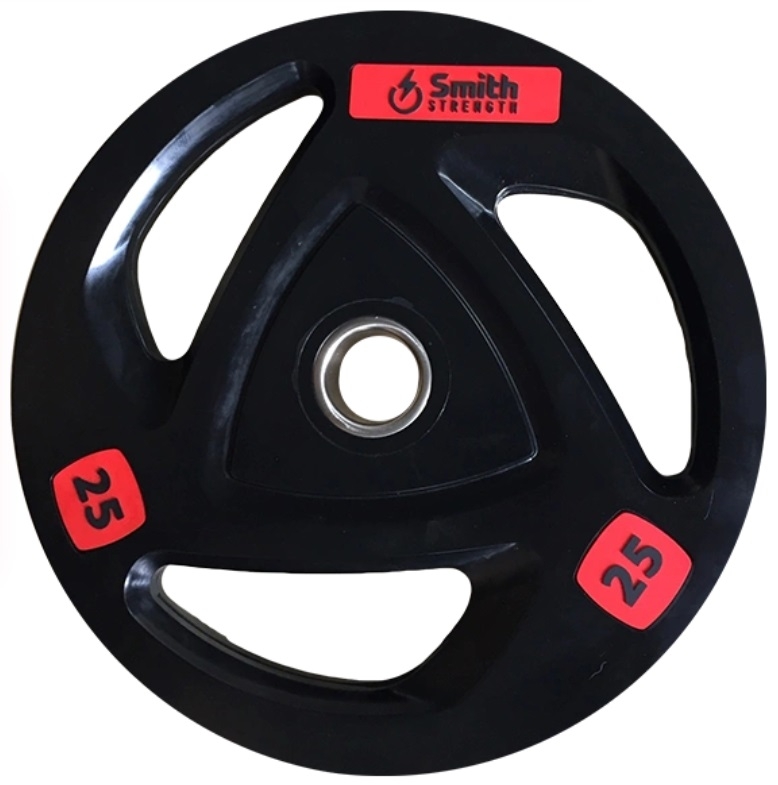 Фото Диск для штанги Smith WP085-25 обрезиненный 25 кг