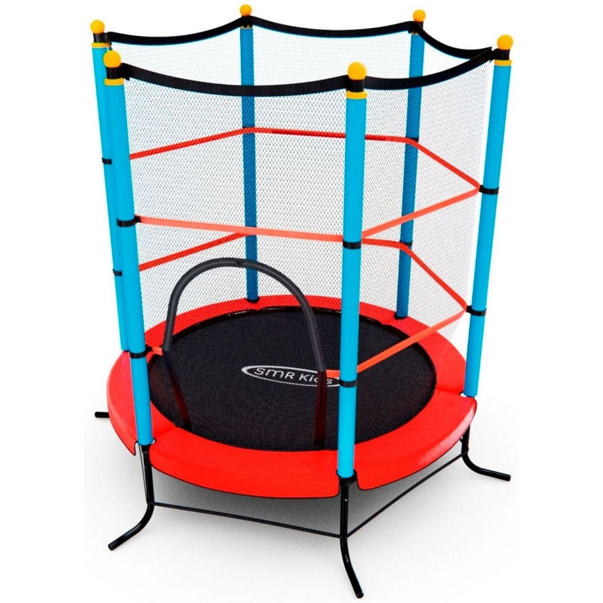 Фото Детский батут DFC SMRKids с сеткой - 140 см (красный)