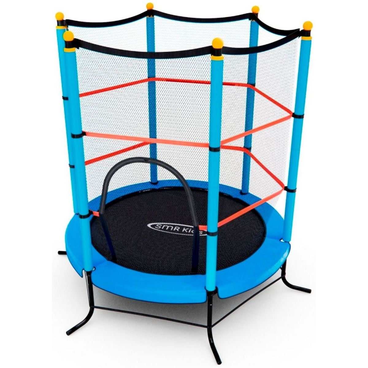 Фото Детский батут DFC SMRKids с сеткой - 140 см (синий)