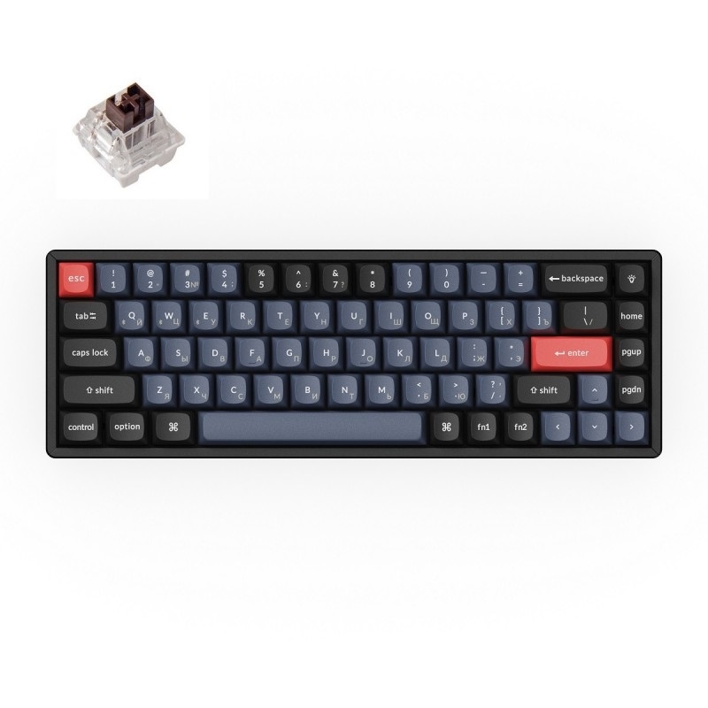 Фото Беспроводная клавиатура QMK Keychron K6 Pro - 68 клавиш (Hot-Swap, Keychron K pro Brown Switch)