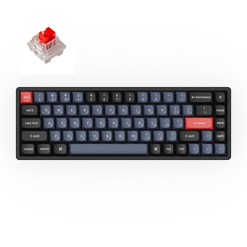 Фото Беспроводная клавиатура QMK Keychron K6 Pro - 68 клавиш (Hot-Swap, Keychron K pro Red Switch)