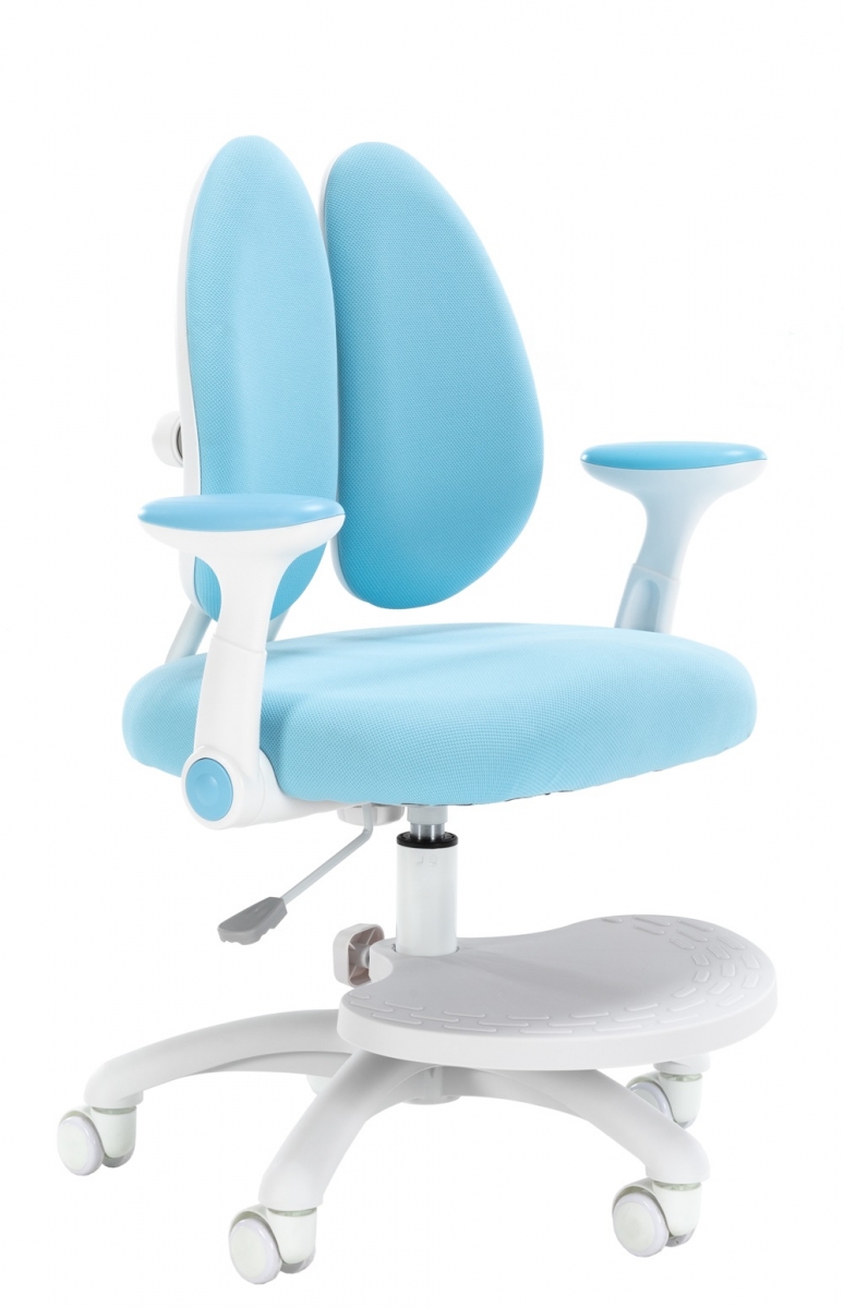 Фото Кресло детское ортопедическое Everprof Kids 104 - голубое (ткань)