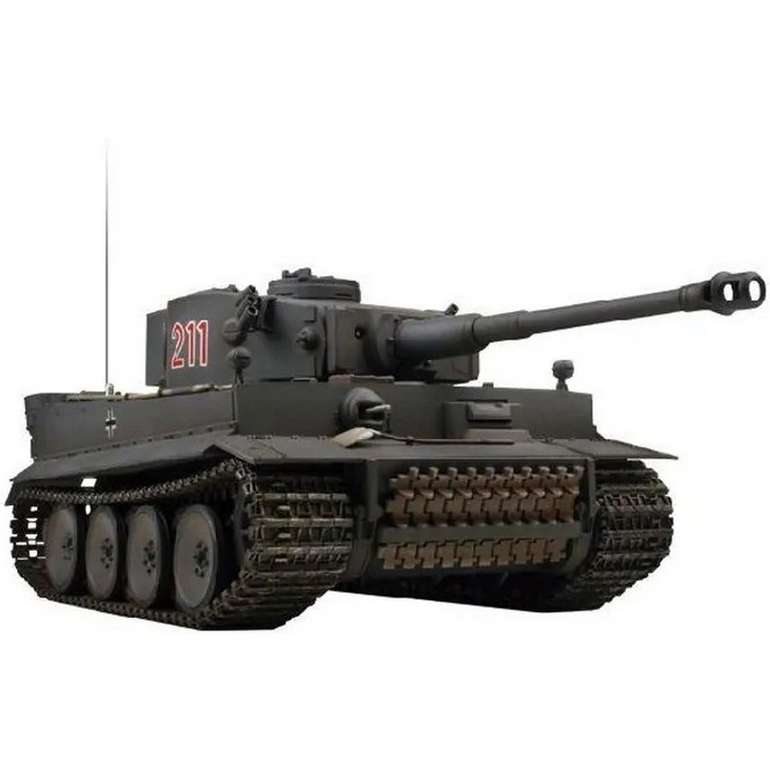Фото Радиоуправляемый немецкий танк VSTank Tiger 1 Airsoft Grey 1:24