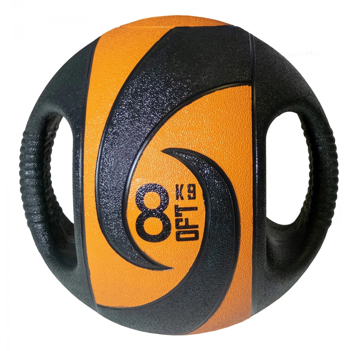Фото Мяч тренировочный Original FitTools с хватами 8 кг