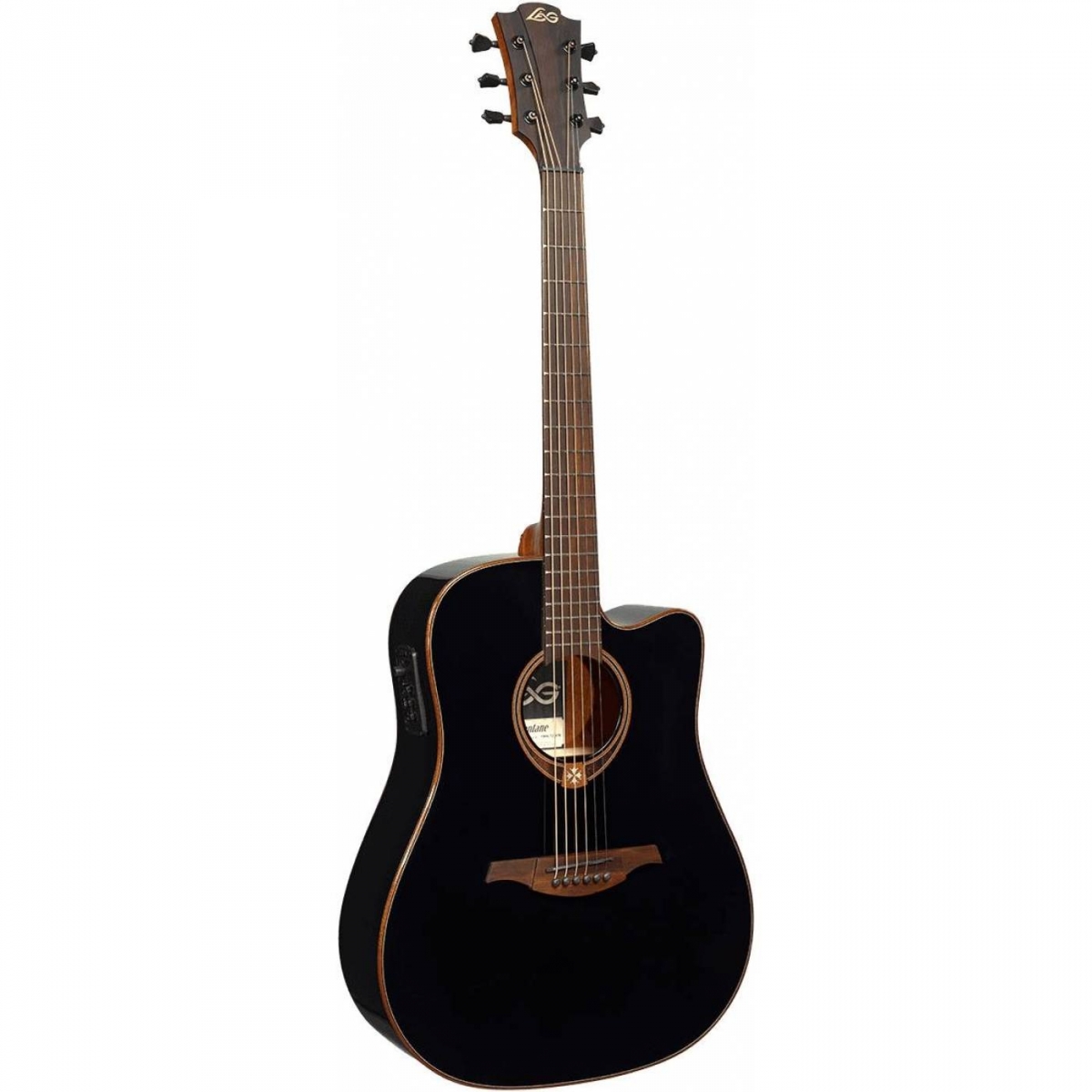 Фото Гитара электроакустическая шестиструнная LAG T-118D CE-BLK