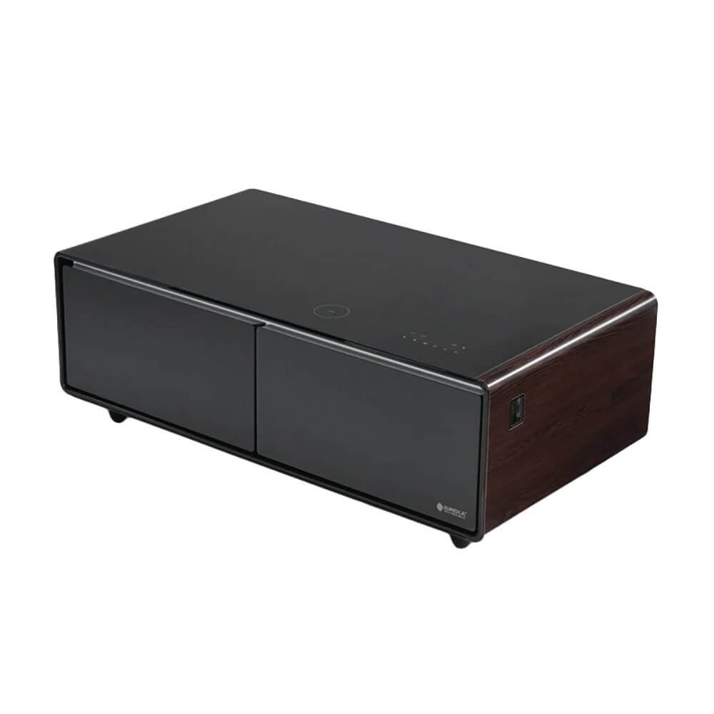 Фото Умный кофейный столик с холодильником Eureka TB135 Walnut Black