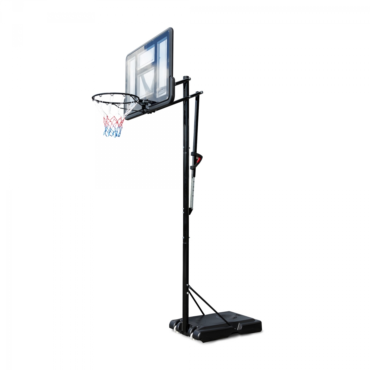 Фото Баскетбольная стойка Unix Line B-Stand-PVC 110x75 см (кольцо 45 см, высота 230-305 см)