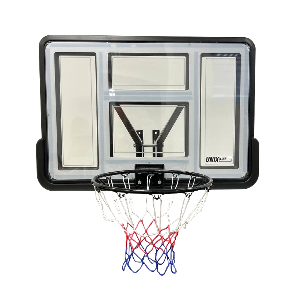 Фото Баскетбольный щит Unix Line B-Backboard-PVC 44x30 см (кольцо 45 см)
