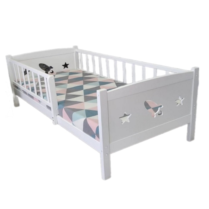 Фото Кровать подростковая Malika Space Star 160х80 см - белая