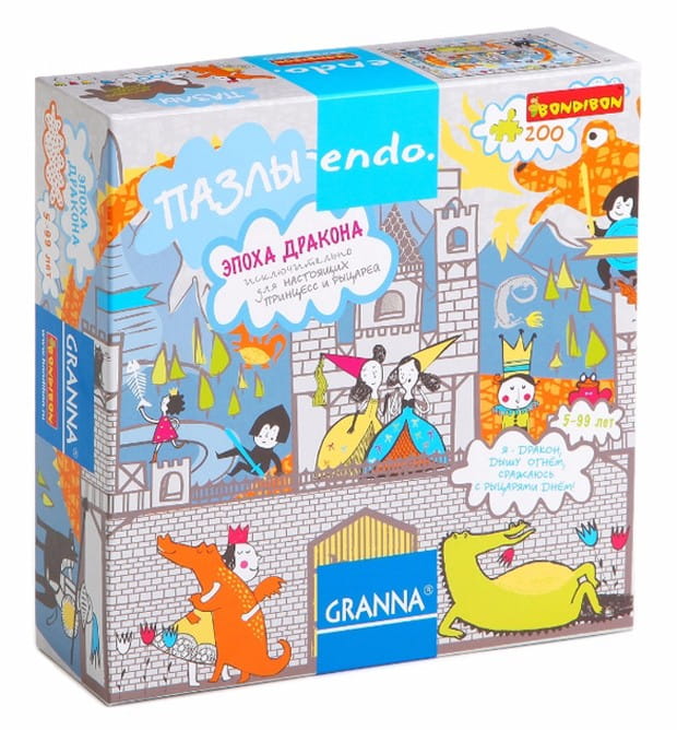 Фото Настольная игра-головоломка Bondibon Пазлы - Эпоха дракона