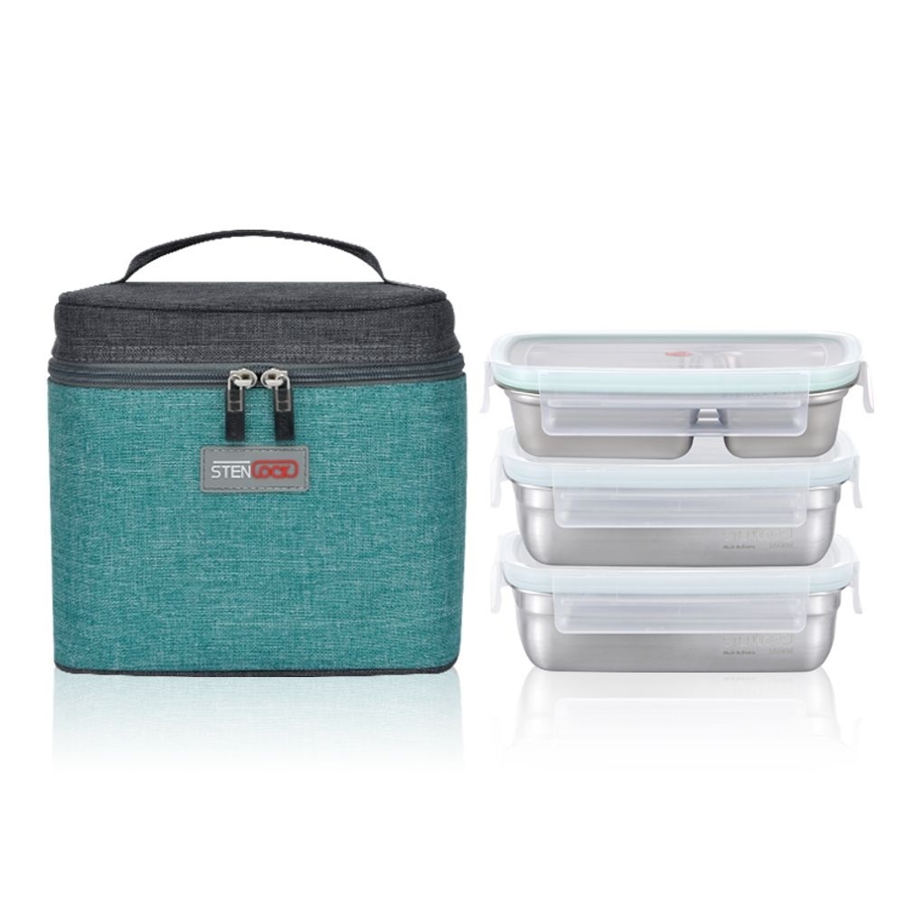 Фото Набор контейнеров Stenlock Lunch box Pure square