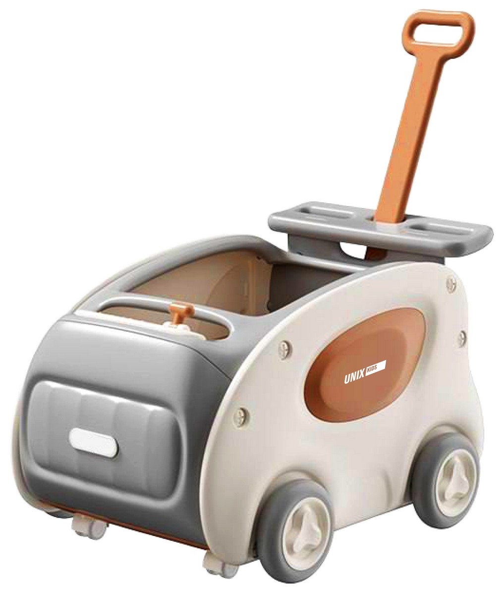 Фото Машинка-каталка-ходунки Unix Kids SuperCar Grey