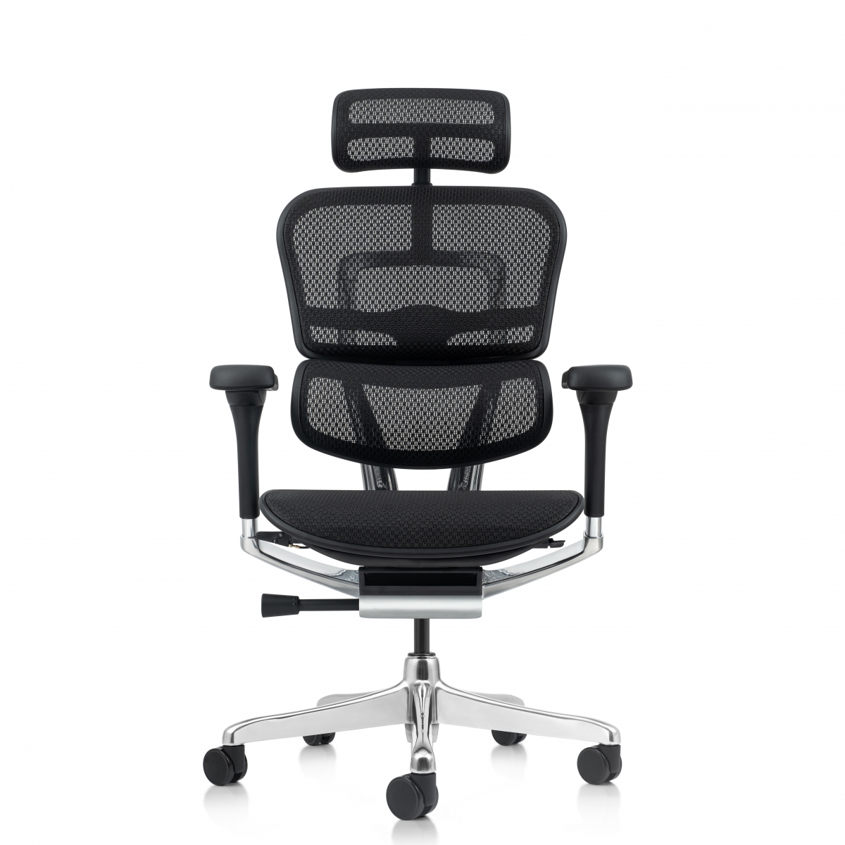 Фото Эргономичное кресло Falto Ergohuman Elite 2 (черный каркас, сетка черная T-168-B1 Black)