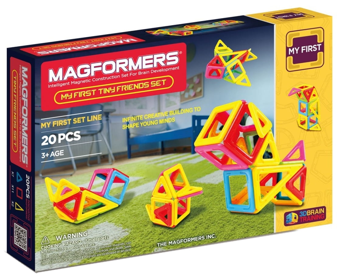 Магнитный конструктор MAGFORMERS My First Tiny Friends (20 деталей)