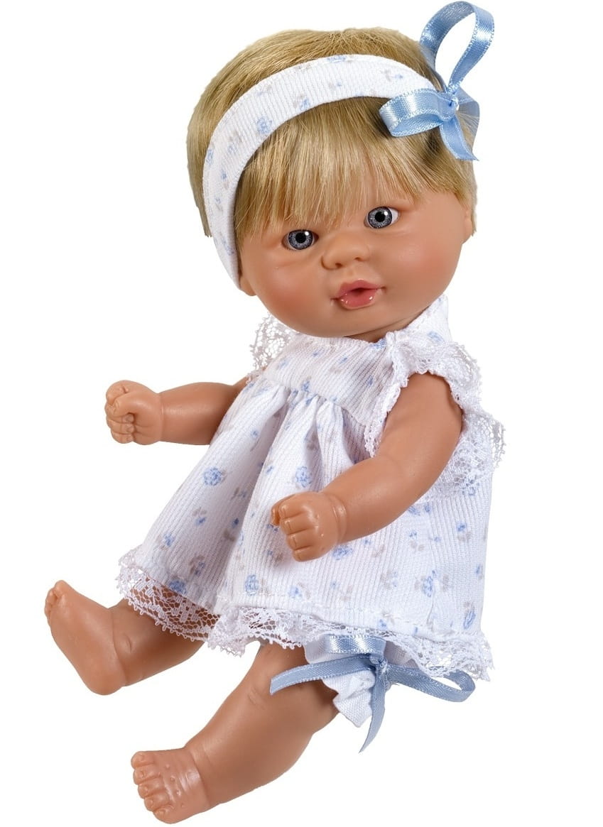 Кукла-пупс Mama Ciguena Peque ASI - 20 см (в сарафане в цветочек)