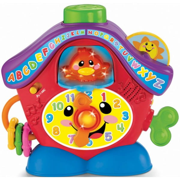 Фото Часы с кукушкой Смейся и учись Fisher Price (Mattel)