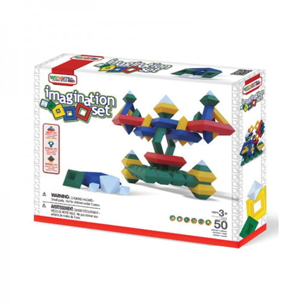 Конструктор WEDGITS Imagination set - 50 деталей